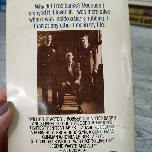 WHERE THE MONEY WAS Willie‎ Sutton 1977 First Ballantine Books Edition Paperback - Picture 7 of 13